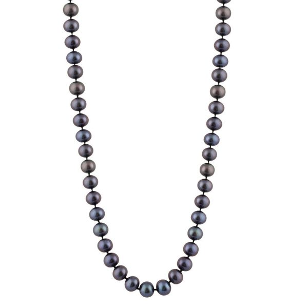 14K Gold 9-millimeter Freshwater Pearl Necklace